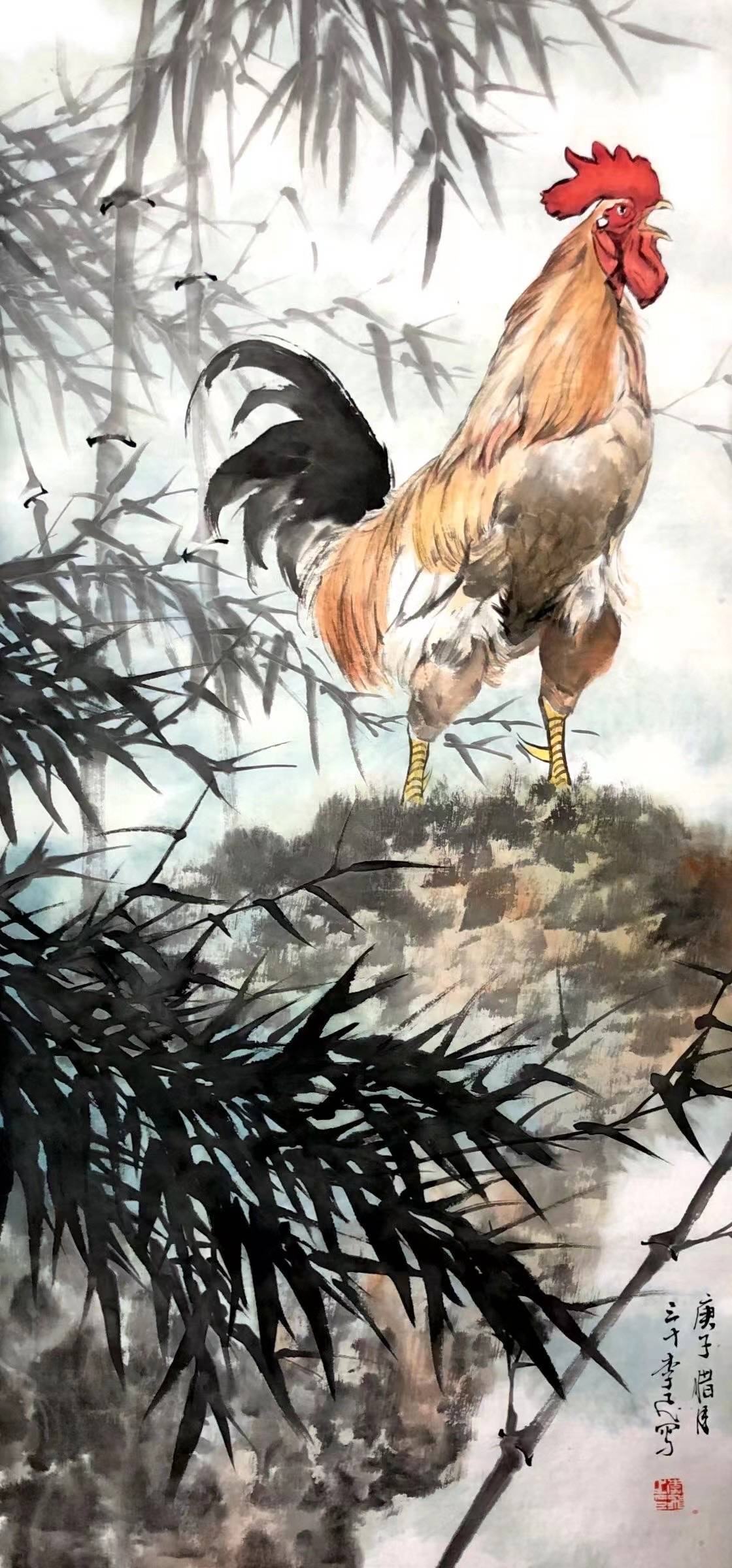 李飞国画作品欣赏