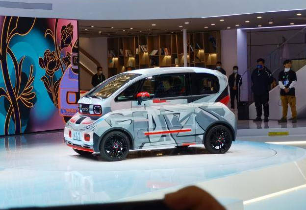 2021上海车展:新宝骏kiwi ev a&s联名版车型发布