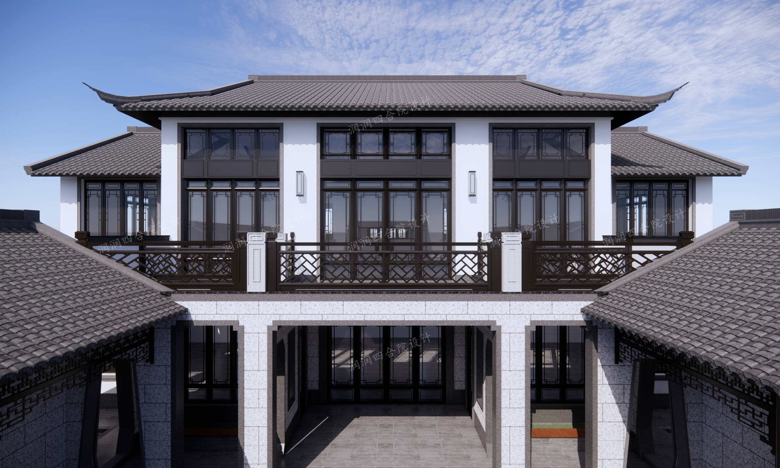 2225米贵州茅台苏式四合院建成案例