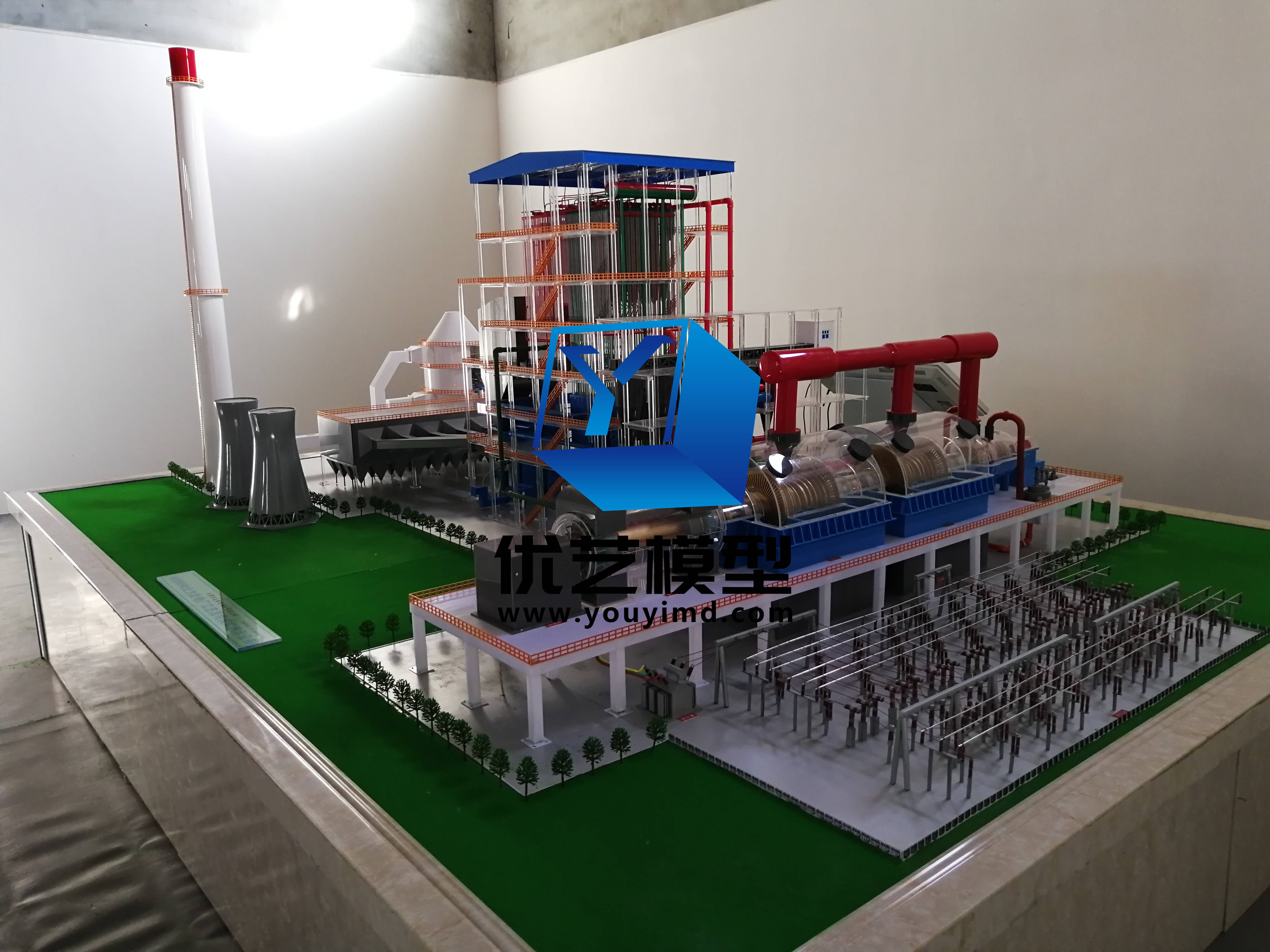 火力发电厂模型(湖南优艺模型)