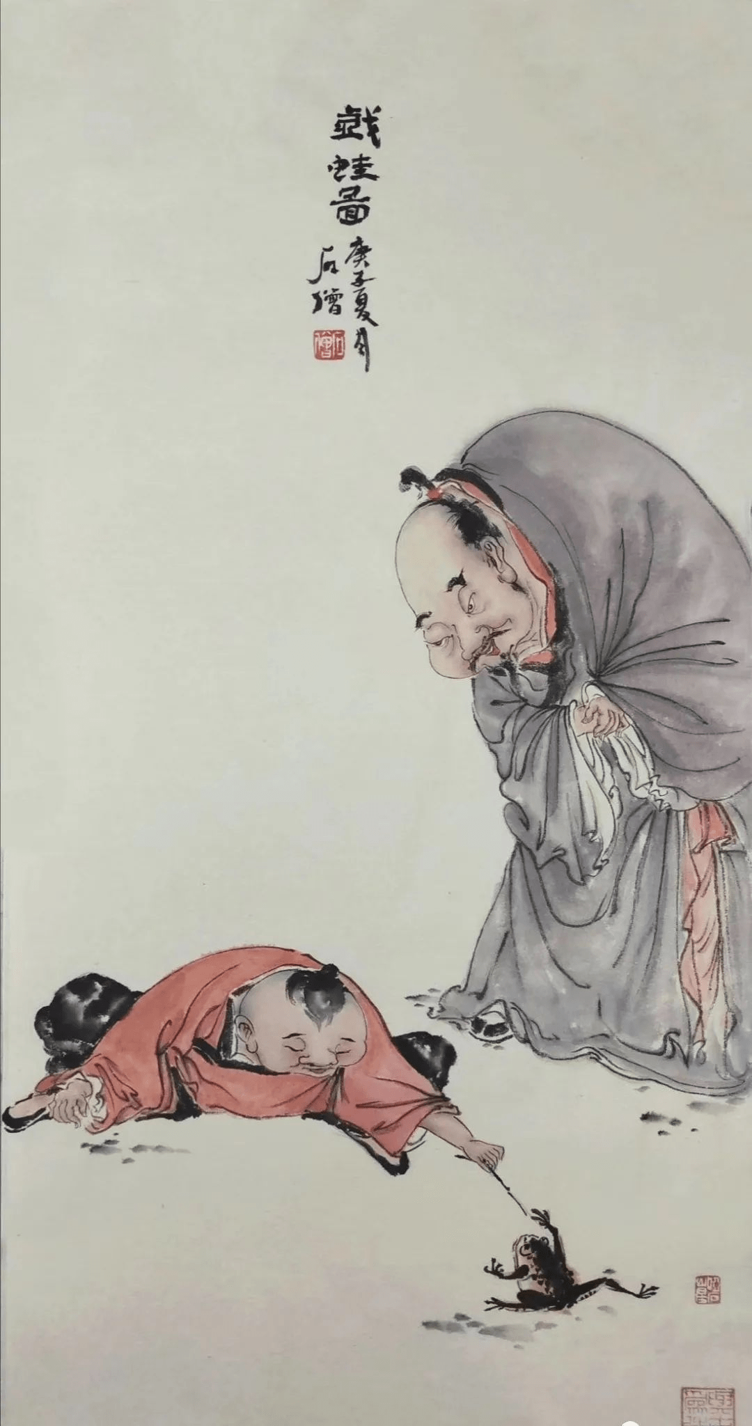 栩栩如生,幽默诙谐|水墨人物画家石僧(姜兆兴)