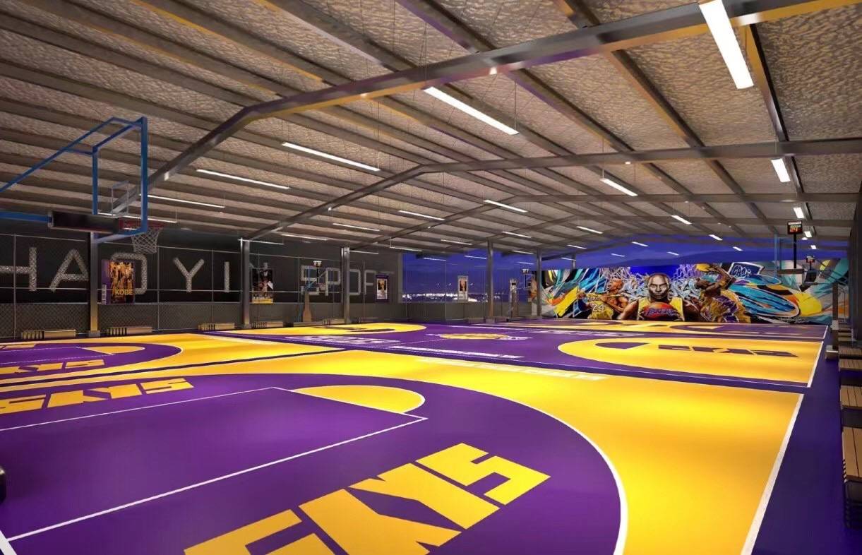 垫少儿体适能地胶室内儿童篮球场定制感统体能训练地胶pvc塑胶地板