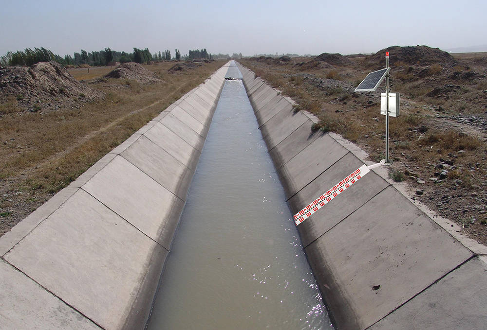 电子水尺在农田灌区渠道水位流量监测方案