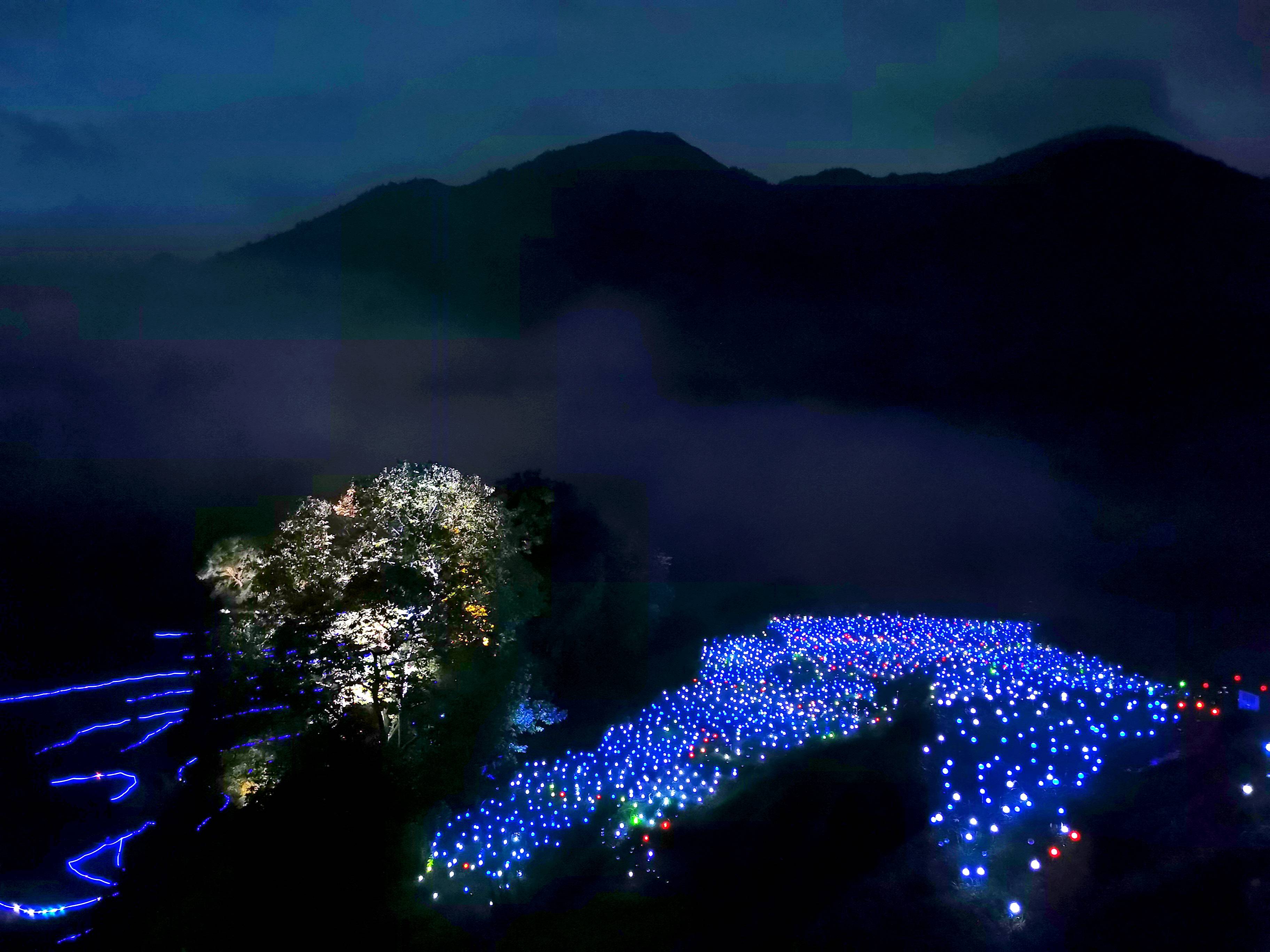 篁岭乡村奇妙夜,中国最美乡村夜游地标!