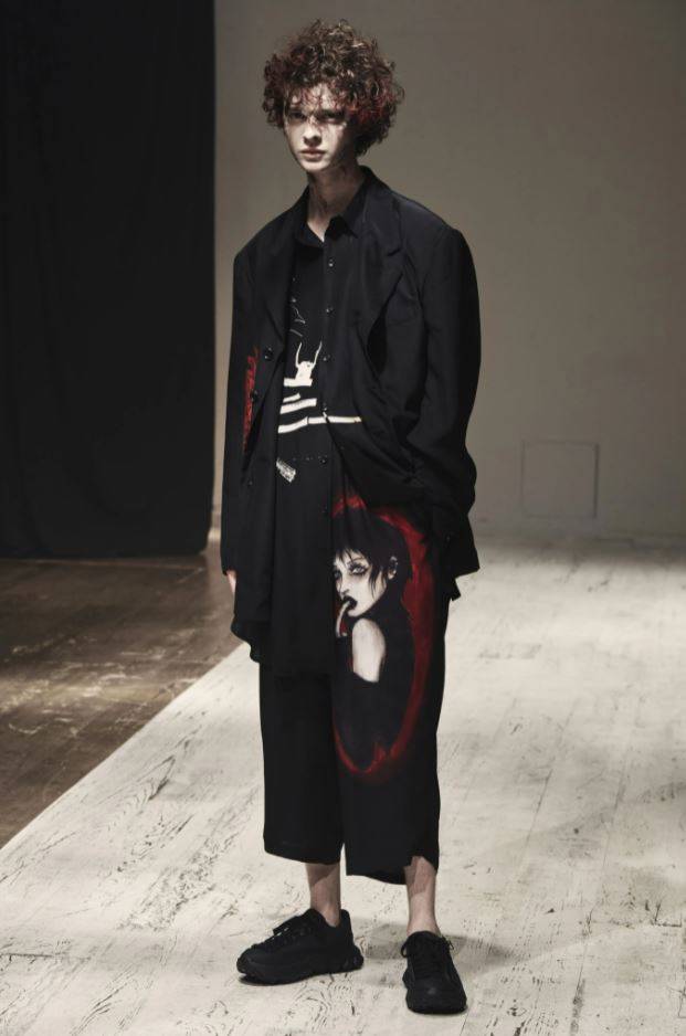 巴黎男装周山本耀司yohjiyamamoto2022春夏系列