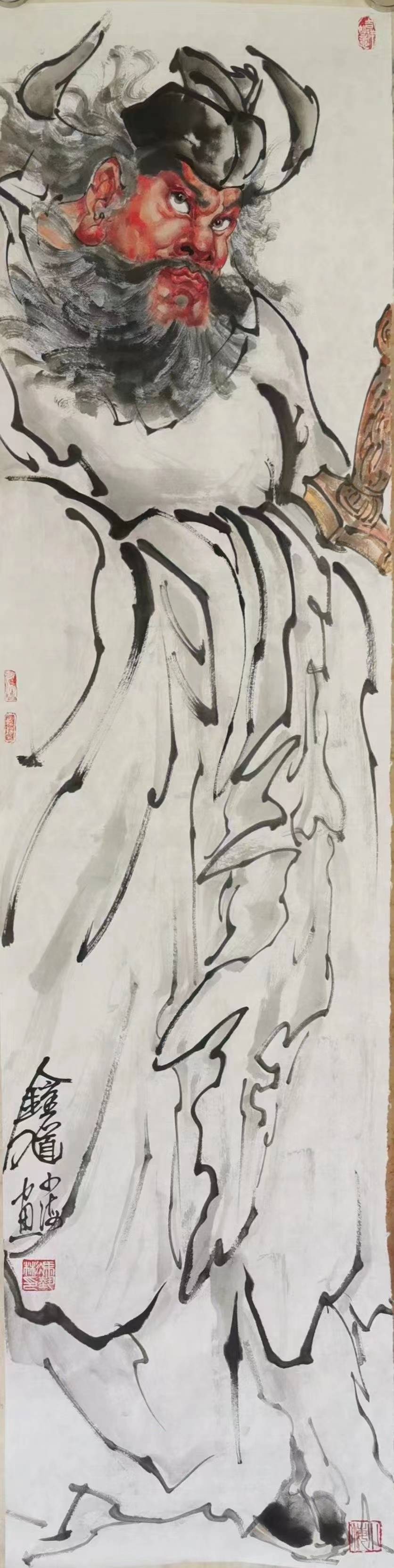 钟馗画家冯小海_书画