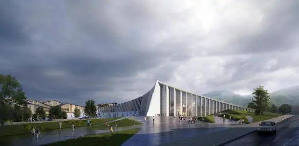 1.国内首个以冬奥会为主题的冰雪博物馆主体结构完工