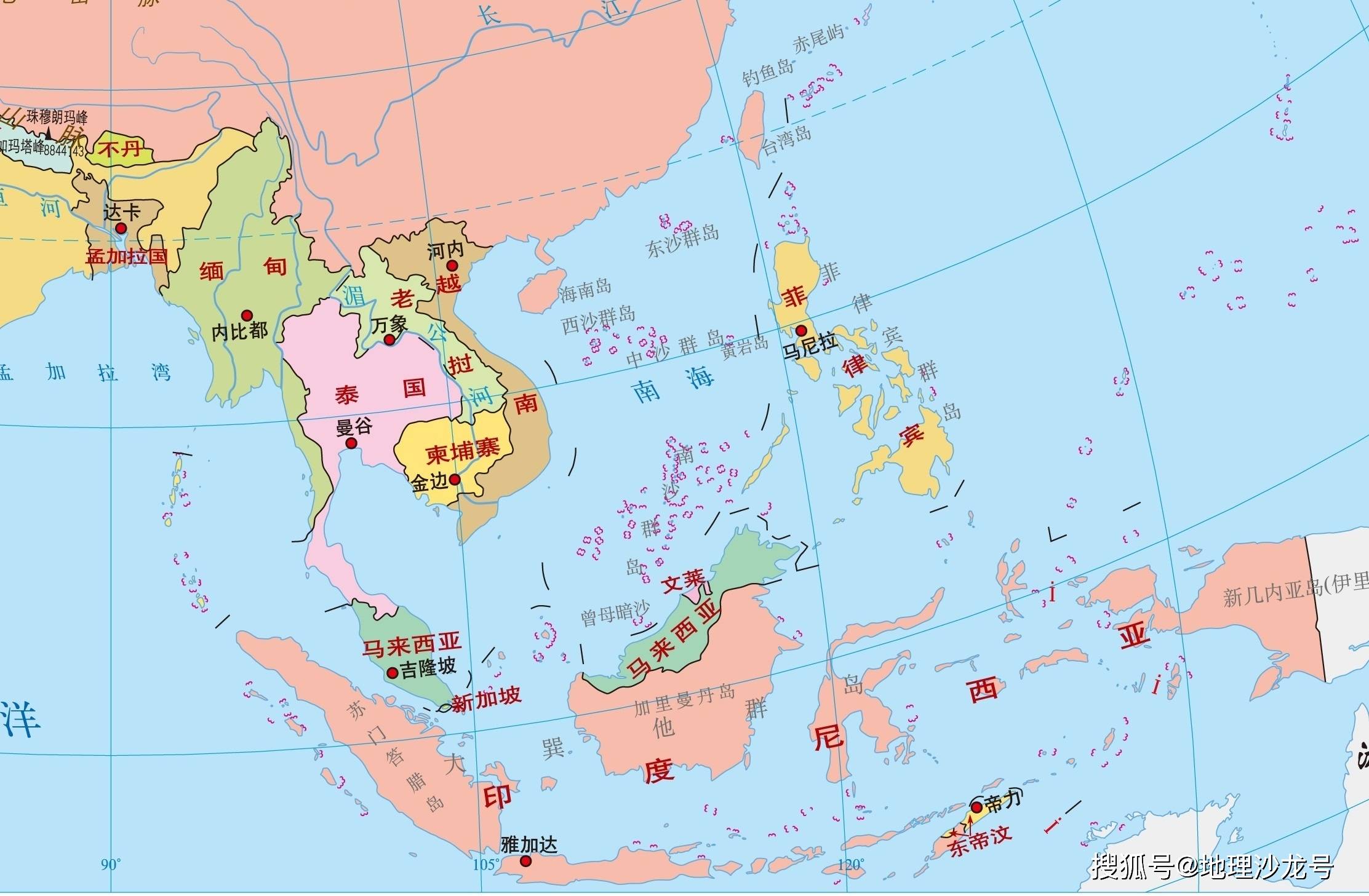 亚洲是世界上面积最大的大洲,总面积约为4457万平方千米,亚洲也是人口