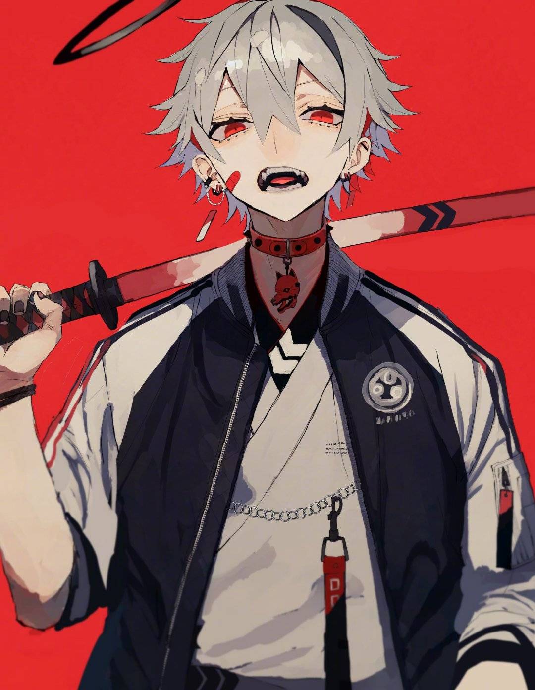 画师大大的病娇系小哥哥超爱这种画风