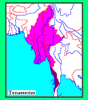 英属下缅甸殖民地地图