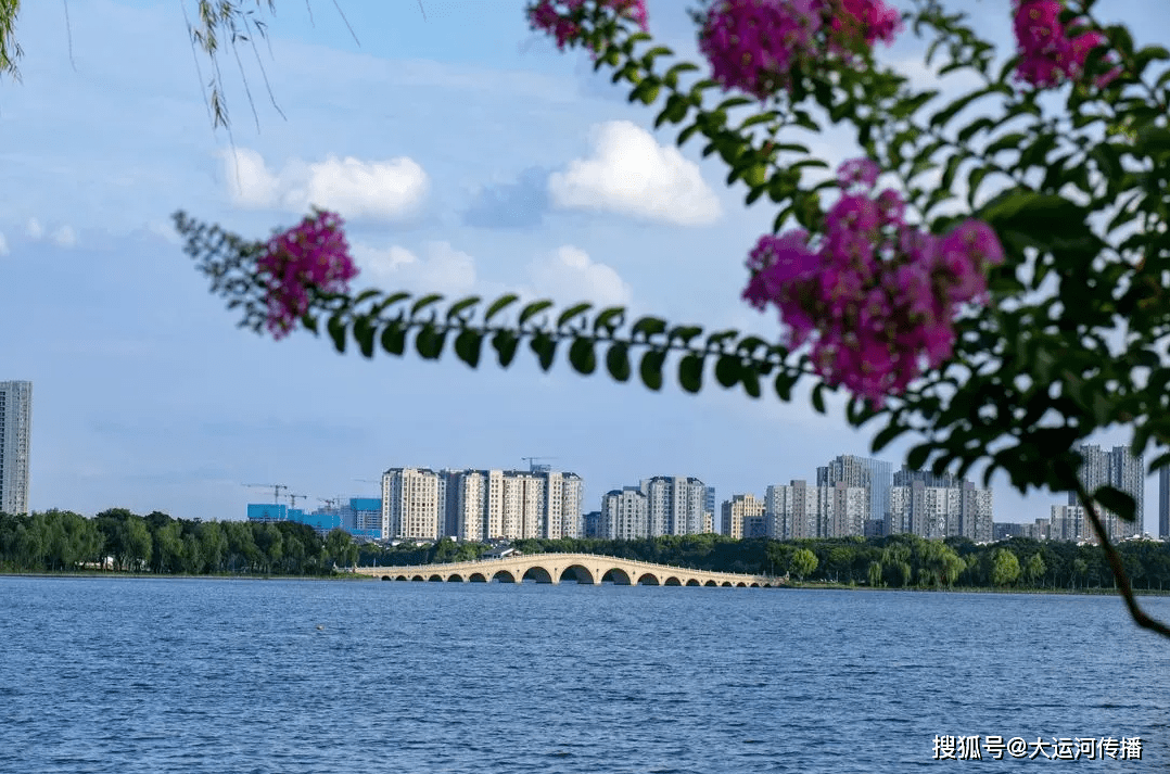 运河旅游苏州运河十景8石湖五堤石湖佳山水五堤景致美