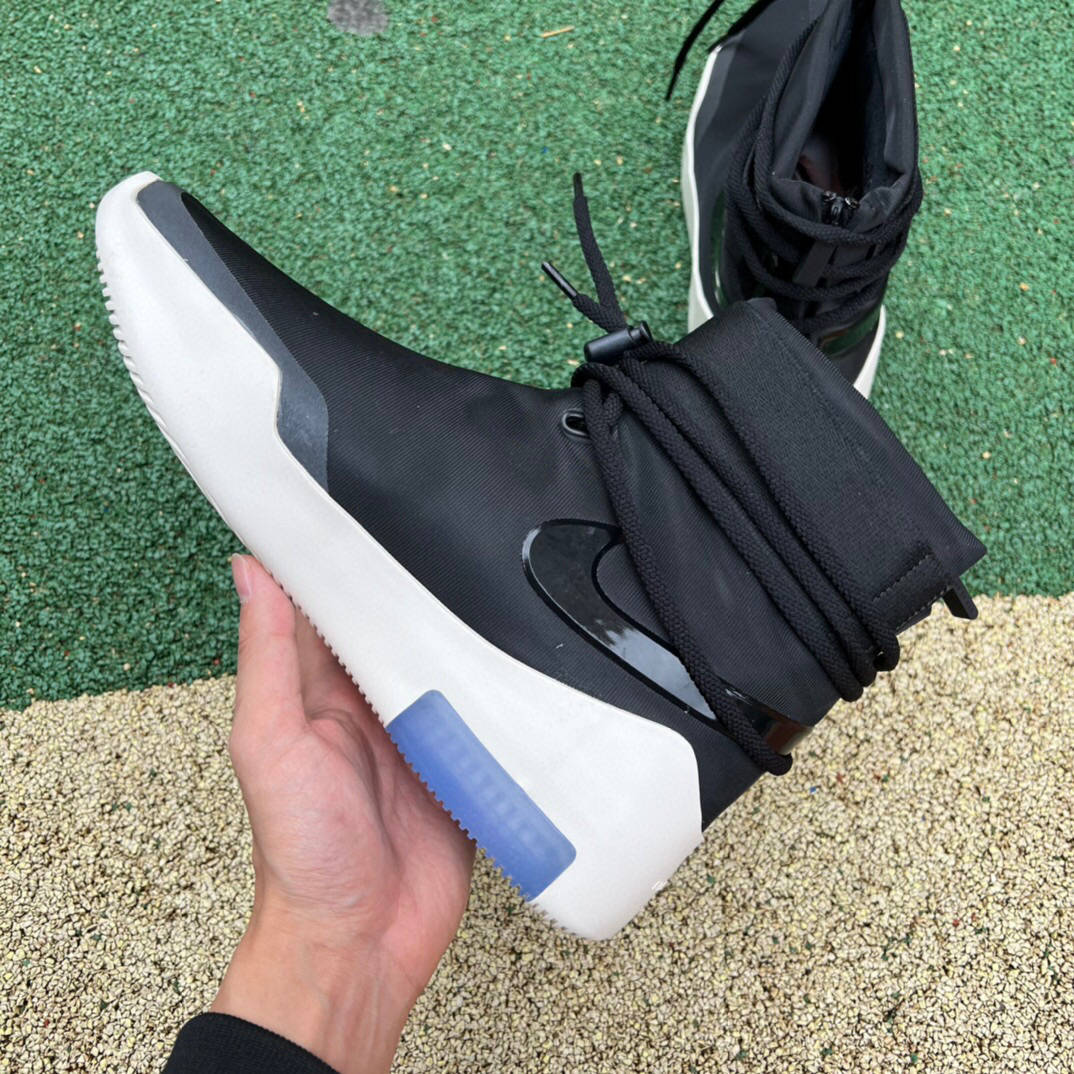 耐克nike air fear of god fog air shoot around 黑白简版篮球鞋