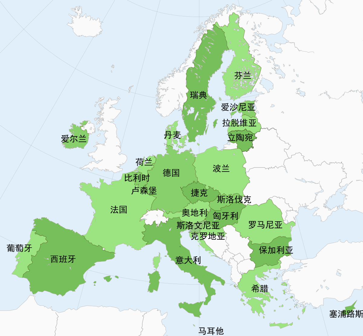 成员国_国家_欧洲