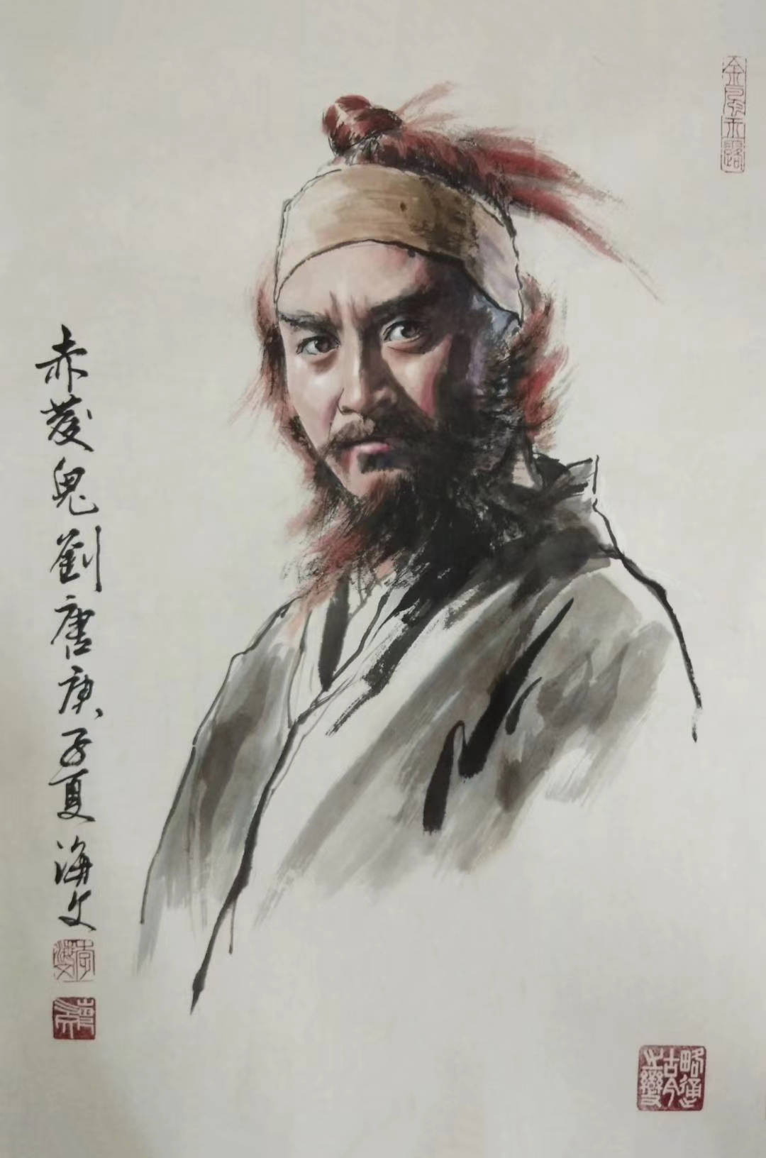 实力派人物肖像画家唐山李海文先生做品集（五）