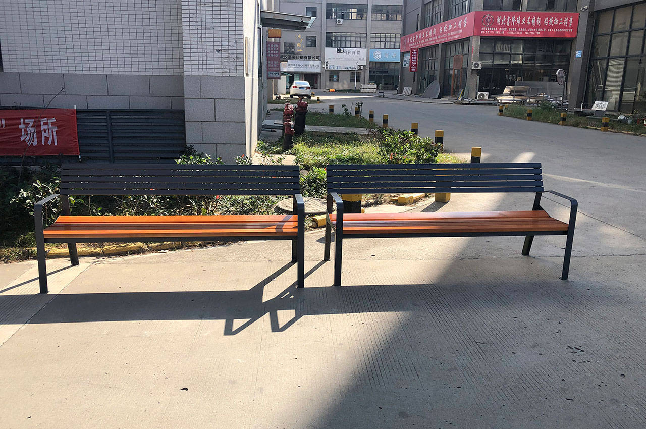公园长椅,简约现代公园椅