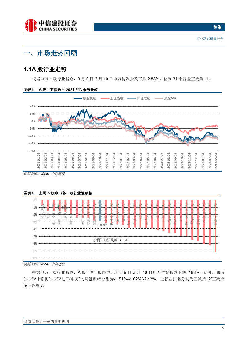 紧握AIGC、国企价值重估投资主线；存眷百度“文心一言”发布会（附下载）