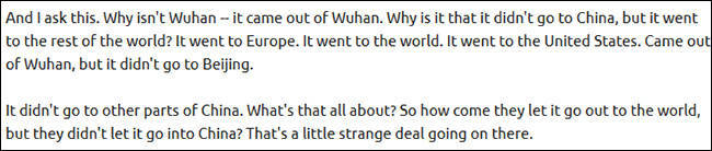 中国|特朗普终于发现这个事实：病毒传遍世界，在中国却没传开