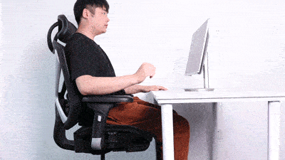 适配不同高度的办公桌和大长腿.