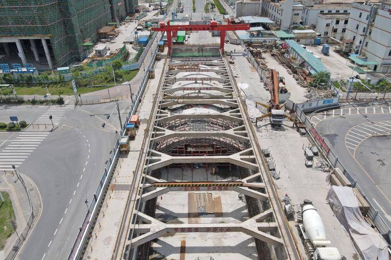 全线车站施工3个区间贯通grn!深圳地铁16号线预计2023年建成