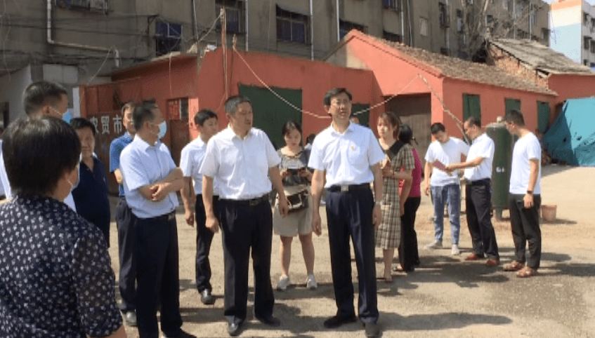 周口市政协副主席,淮阳区委书记马明超带队调研创建国家卫生城市工作