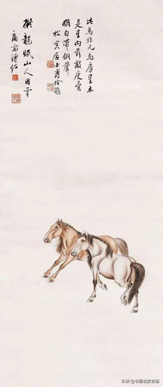 皇族后裔——溥佐 画马