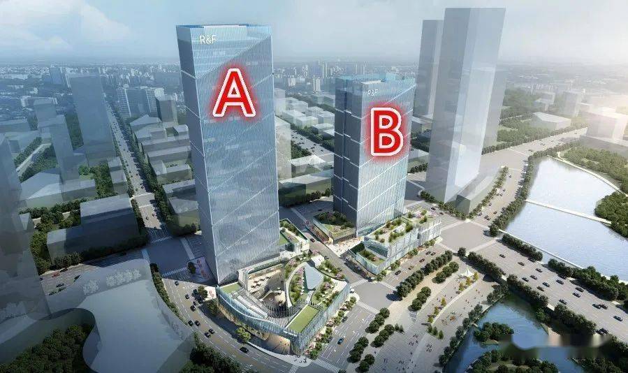 武汉美桥富力广场项目用地约2.2万方,总建面22万方,共a,b两栋楼.