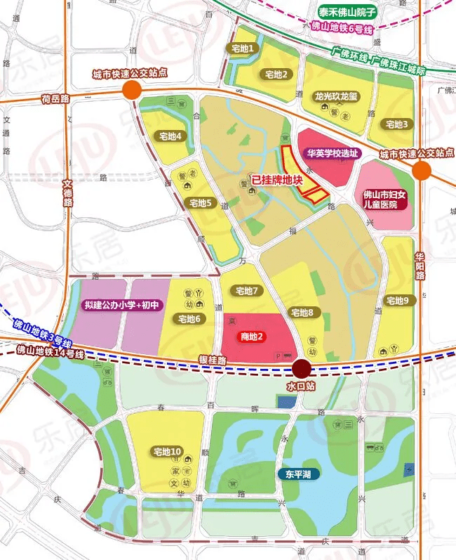7轨交汇6所新校佛山三龙湾价值爆发房价地图来了