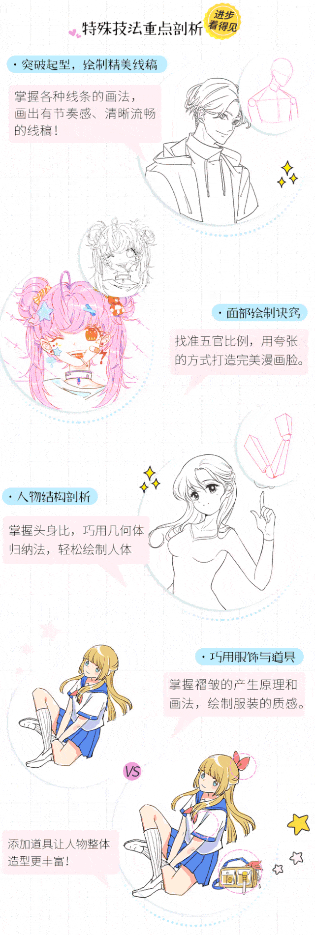 掌握这些漫画基本功