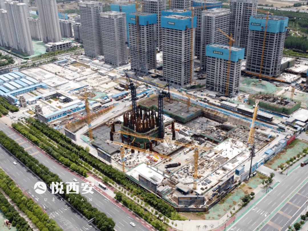 新一代“空中造楼机”诞生,见证西安第一高楼“大国重器”_建筑