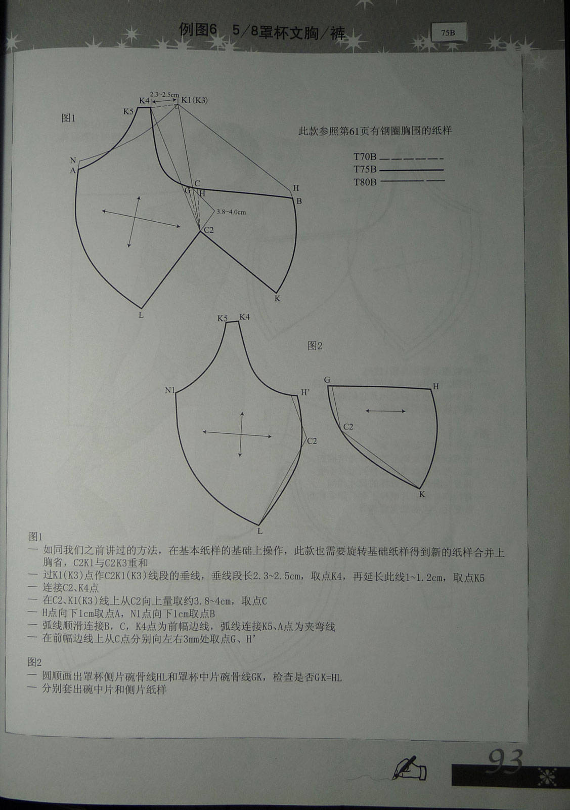 女性内衣设计制图技法 基础纸样的制图与放码