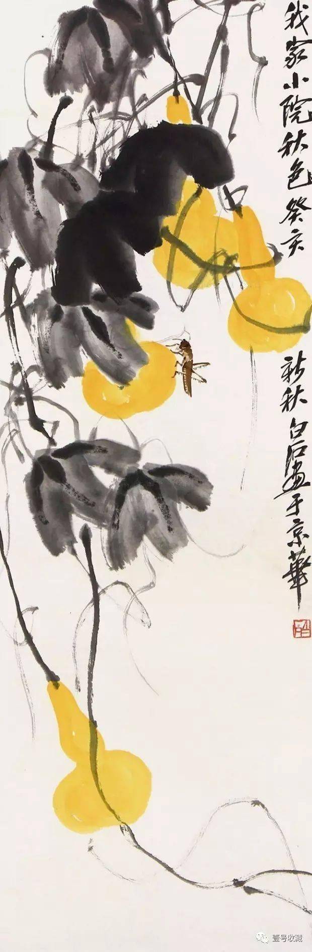 欣赏| 近代名家画葫芦100幅,福禄双收!