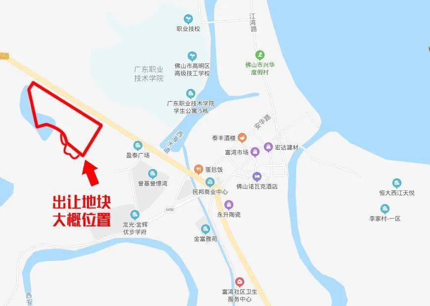 6969地块属于高明区荷城街道富湾片区,按照规划,该片区将定位为