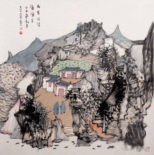 山水间的歌者 王贵华山水画