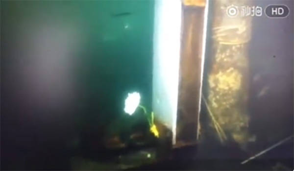 视频|水下“清代致远舰沉没地”纪念碑视频引关注，考古队员揭秘