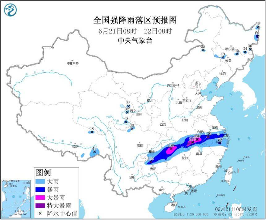 防御|暴雨黄色预警:贵州、湖南等局地特大暴雨