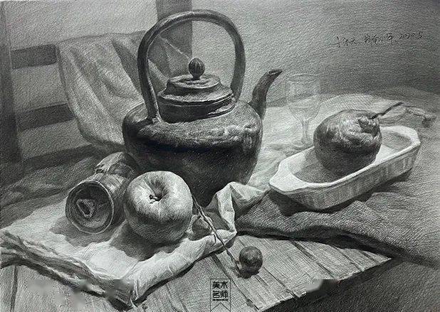 归纳概括,就是把复杂的物体拆解为简单的几何体,再把它拼接成完整的