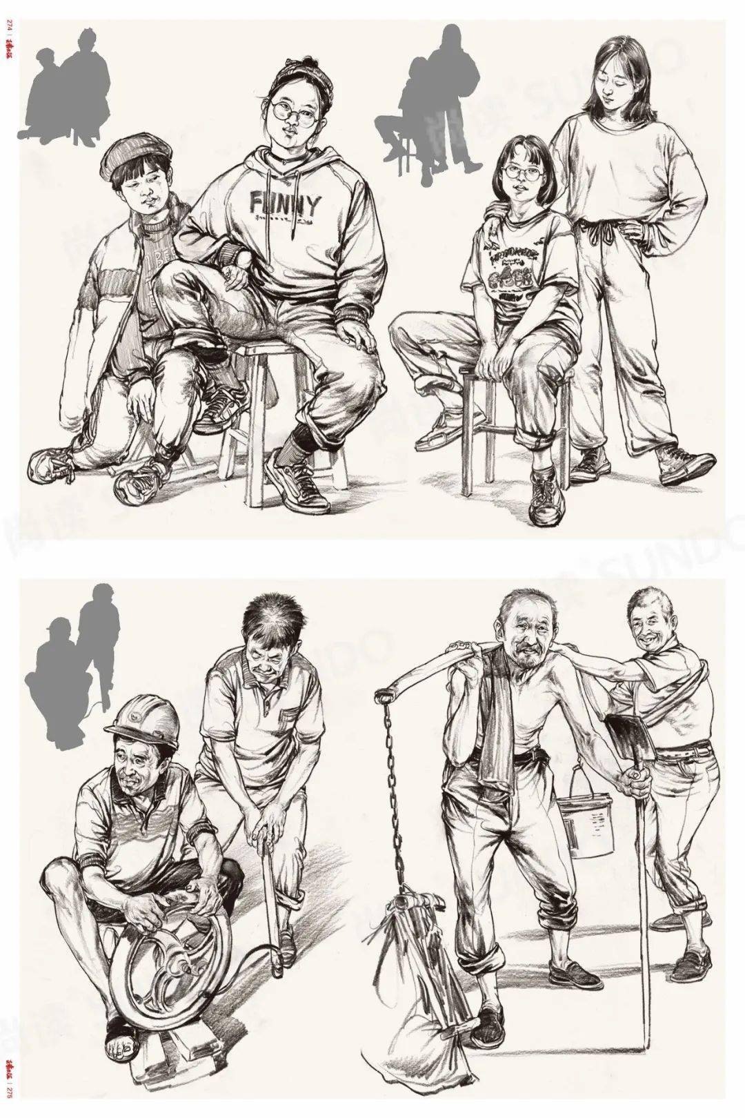 《王者出征-人物速写》在无数次推翻重画中,今天!他终于来啦!