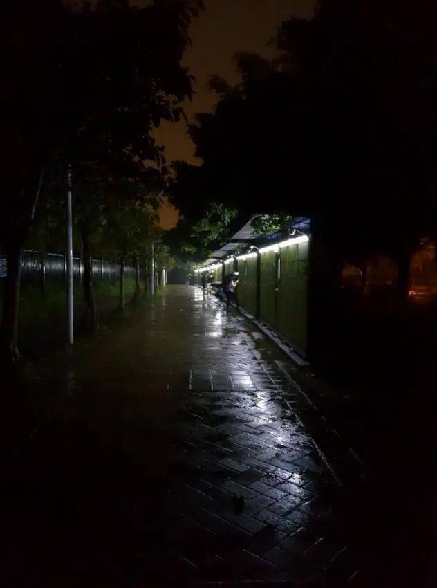 在雨夜走过的那条小路