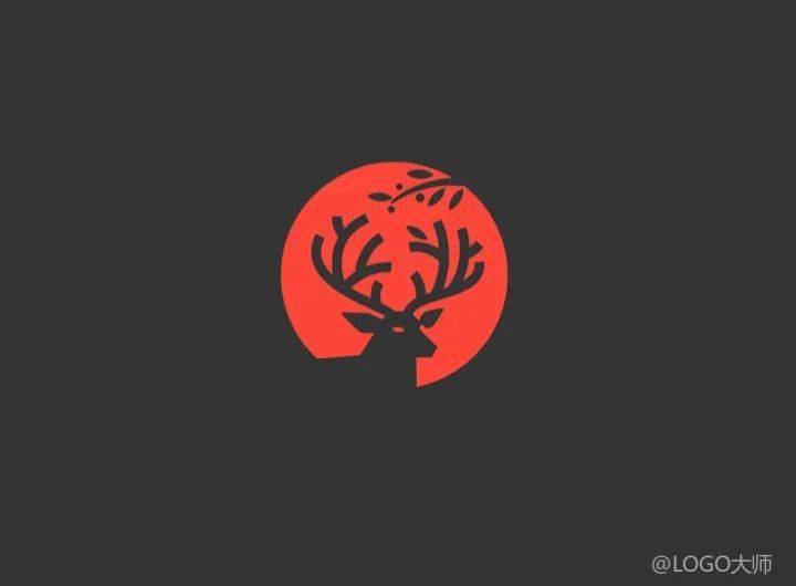 动物logo设计|鹿元素