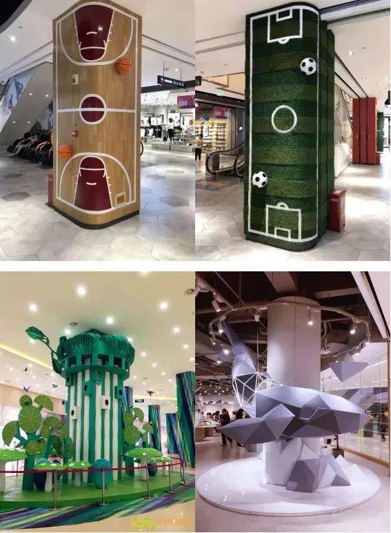 购物中心常见的包柱方式及构造做法