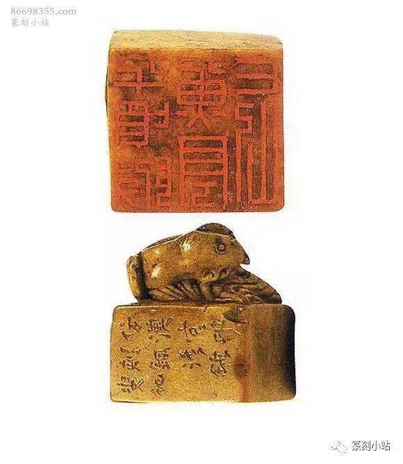 西泠八家之丁敬切刀篆刻34品欣赏，高清印蜕，有原石附边款_印谱