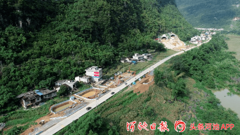 好消息!来宾至都安高速公路项目建设火力全开