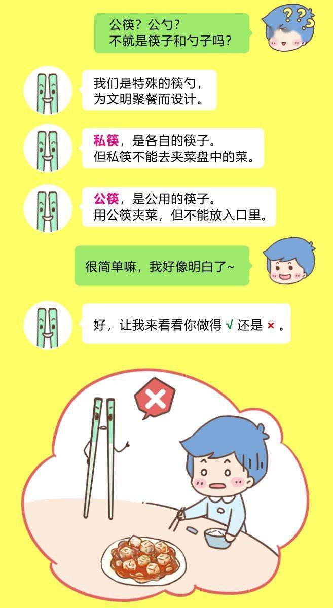 文明餐桌,公筷公勺—水木小清华幼儿园筷乐行动