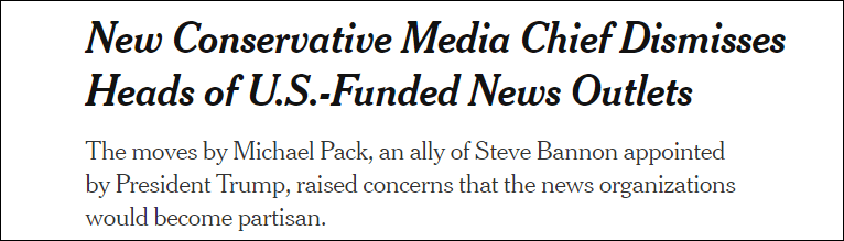 媒体署|美国全球媒体署新任CEO宣称：中国将是美国对外广播重点