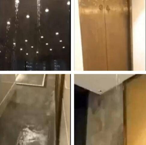 楼梯|楼里下大雨、电梯楼梯成瀑布、车库漏水，业主：我买了个“水帘洞”？