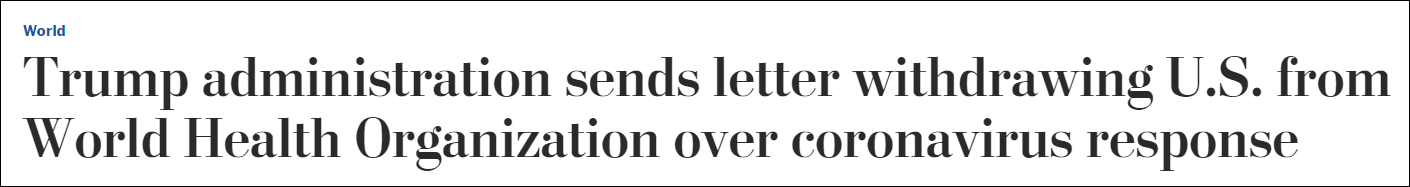 特朗普|对着干！拜登：若当选，第一天就重返世卫