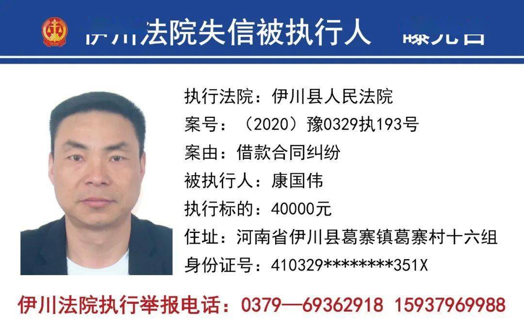 最新一批老赖名单曝光附照片家庭住址