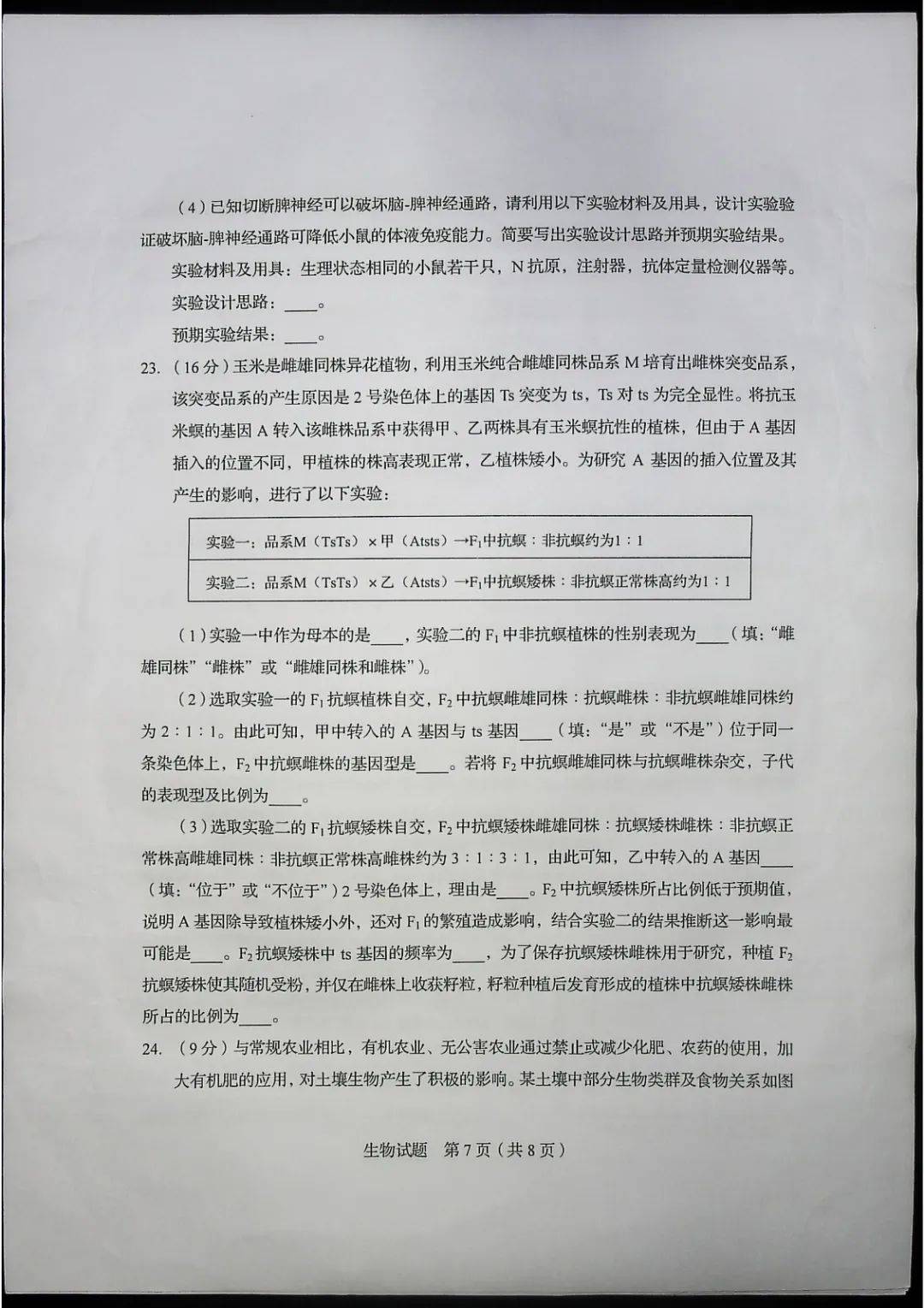 德语|2020山东高考试题和答案来了！！快来估分！