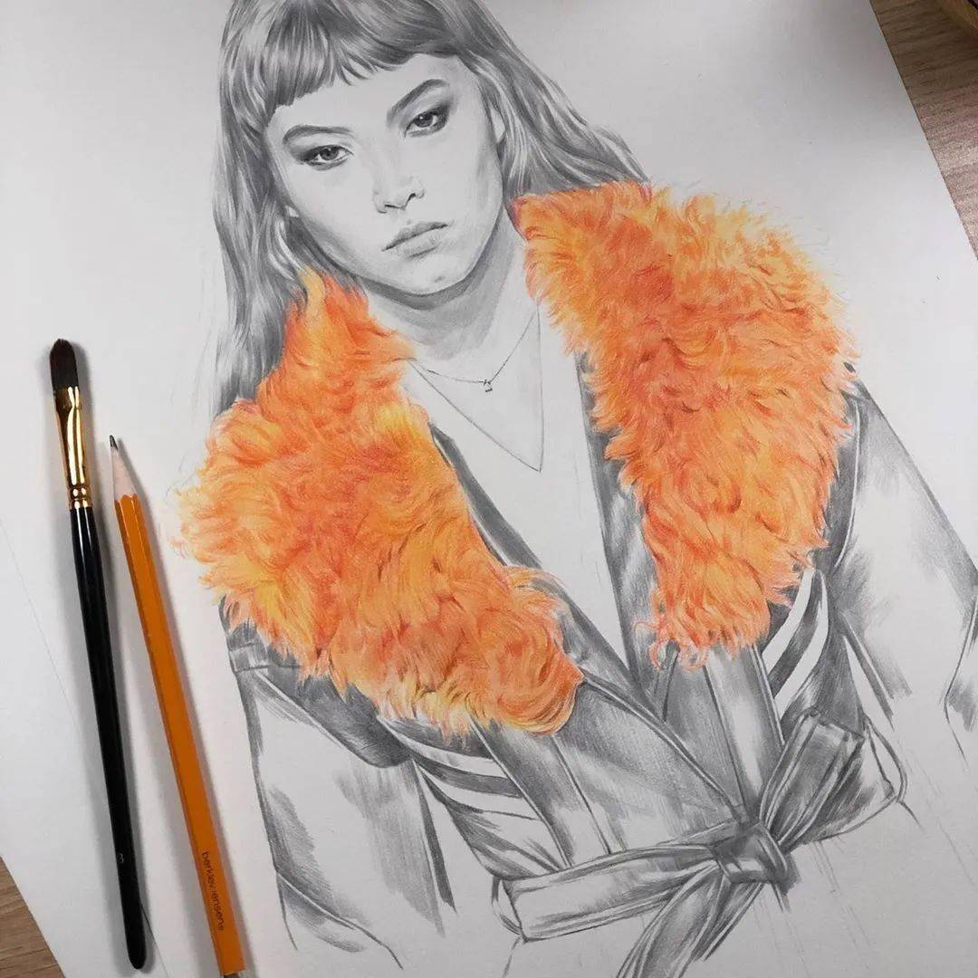 大神|时装画灵感|三庭五眼傻傻分不清楚?大神Nadia Coolrista超美步骤分享!