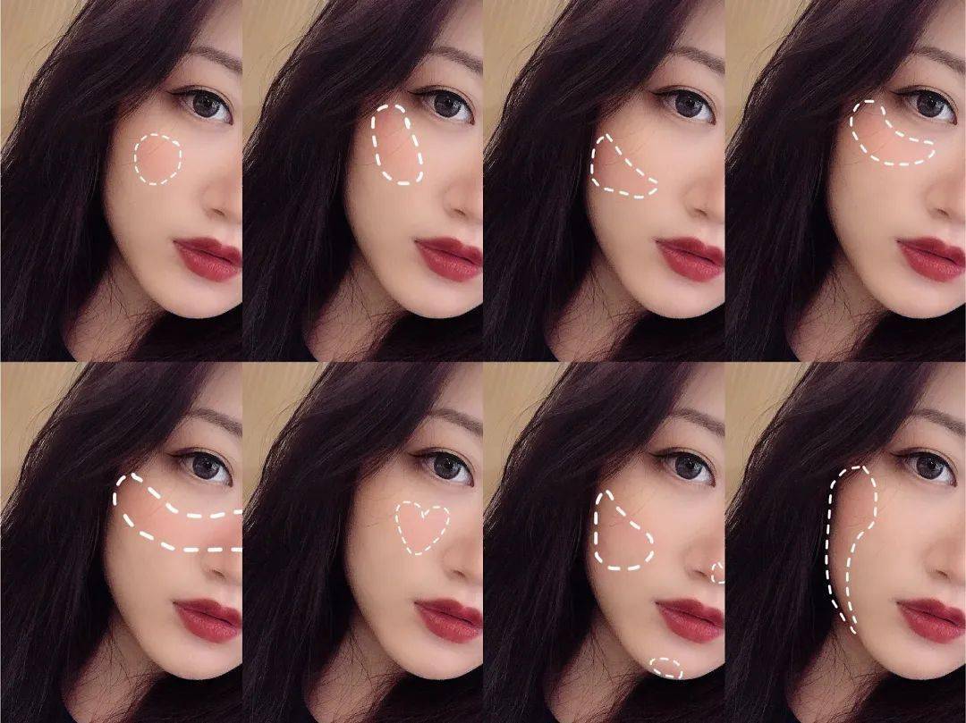 形状|腮红选得好,脸蛋变蜜桃